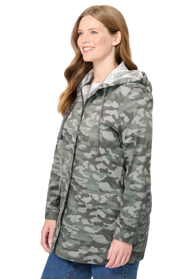 Lightweight Utility Hoodie Jacket image number 2