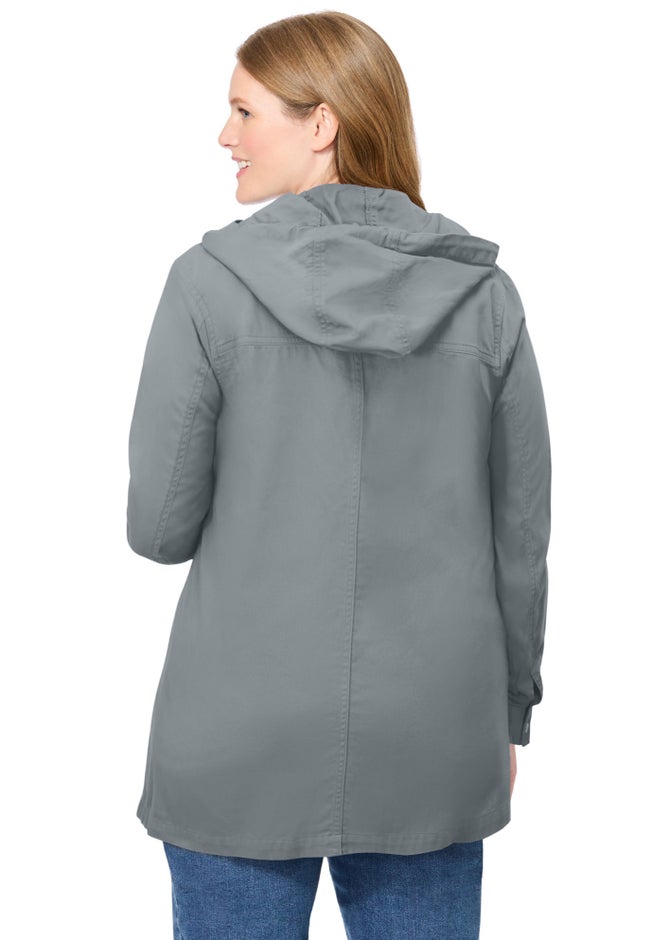 Lightweight Utility Hoodie Jacket image number 1
