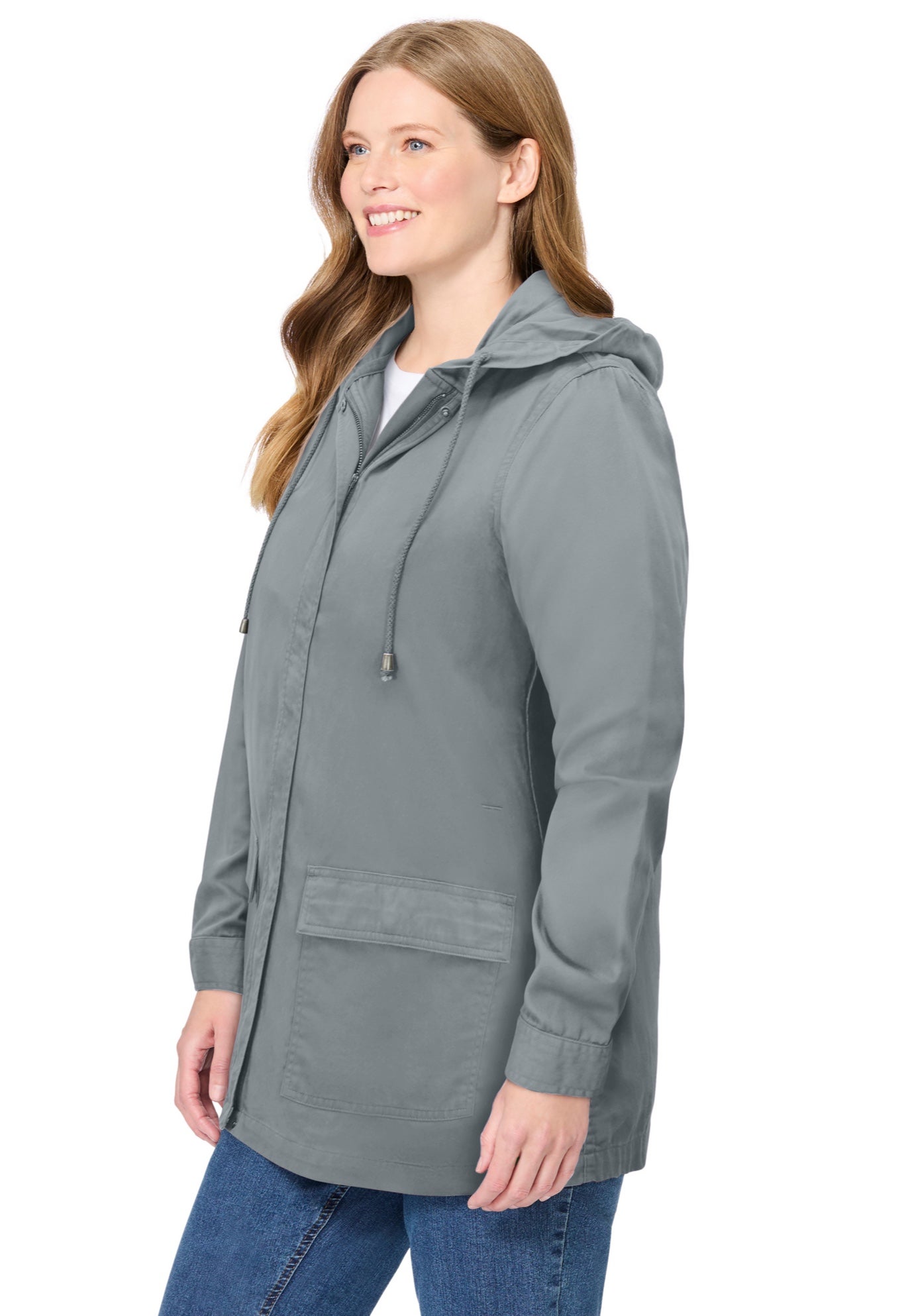 Lightweight Utility Hoodie Jacket image number 2