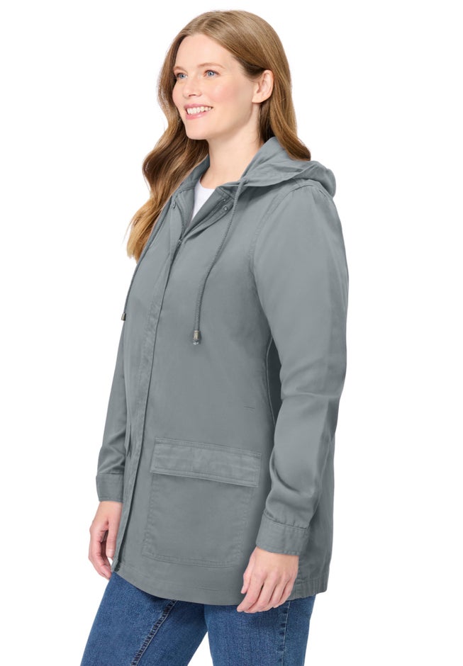 Lightweight Utility Hoodie Jacket image number 2