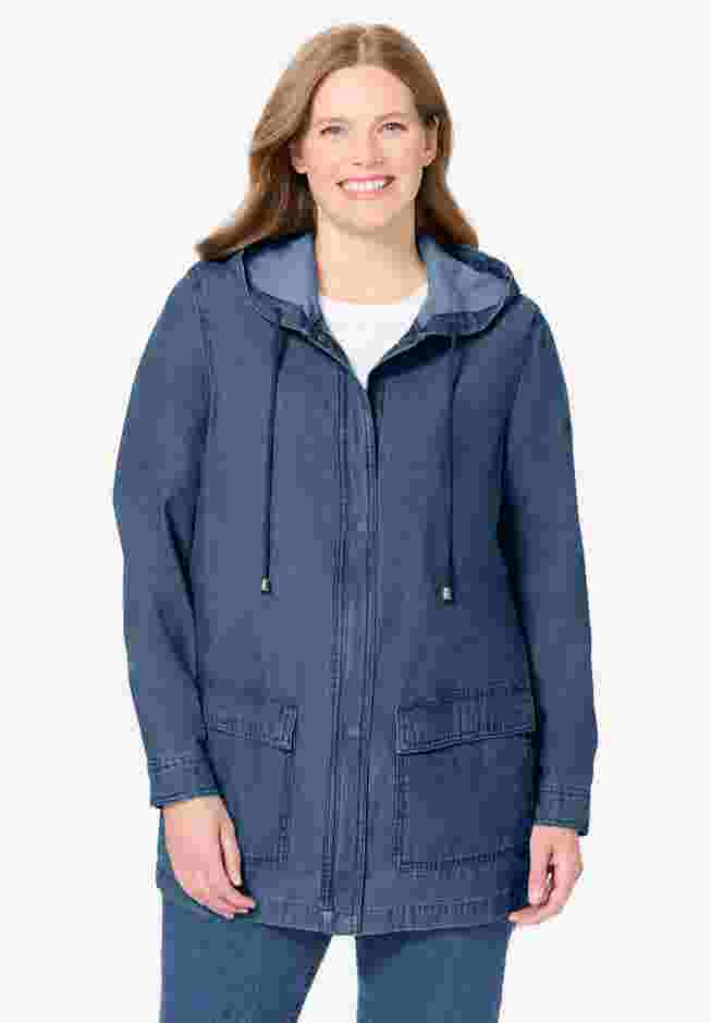 Lightweight Utility Hoodie Jacket image number 1