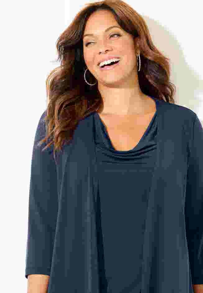 Dream Drape Cardigan and Tank Duet image number 3