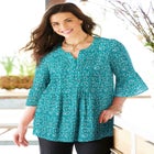 Georgette Pintuck Blouse image number null