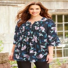 Georgette Pintuck Blouse image number 0