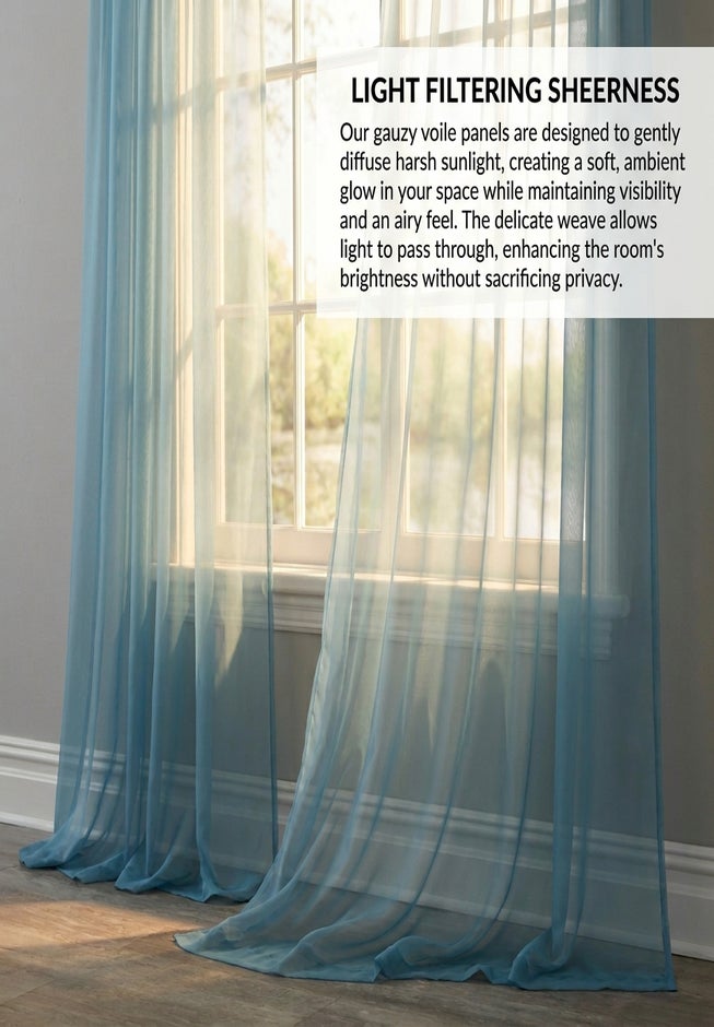BH Studio Sheer Voile Tab-Top Panel image number 5