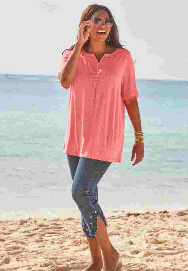 Touch of Lace Tee image number 0