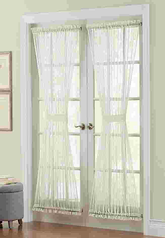 BH Studio Sheer Voile Door Panel With Tiebacks image number 3