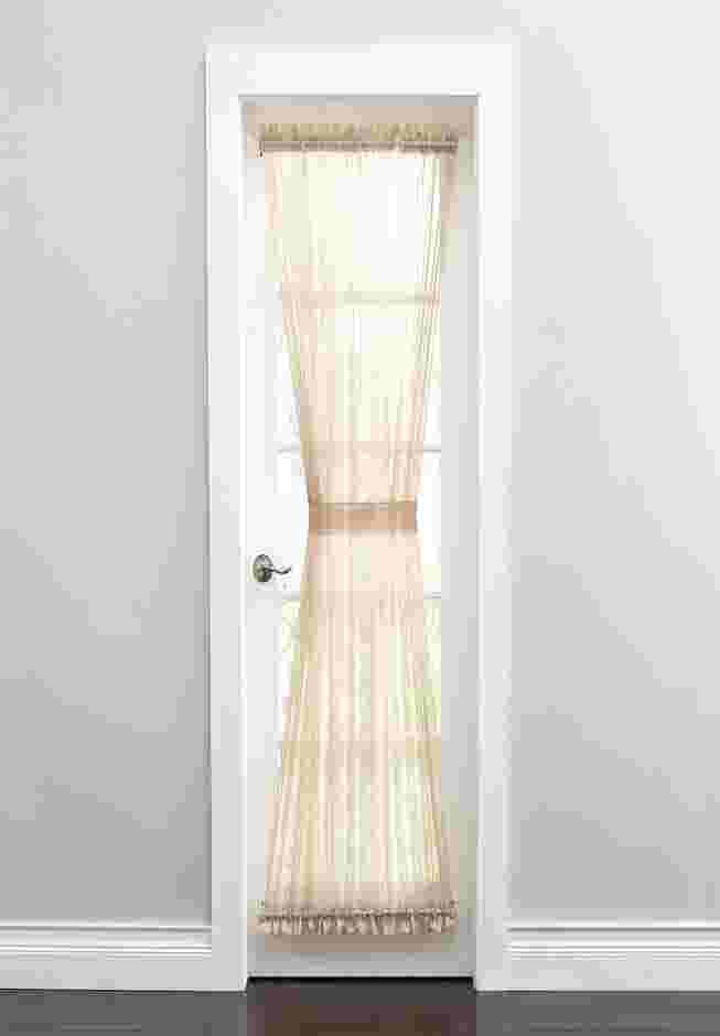 BH Studio Sheer Voile Door Panel With Tiebacks image number 0