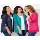 Shadowstripe Burnout Cardigan image number null