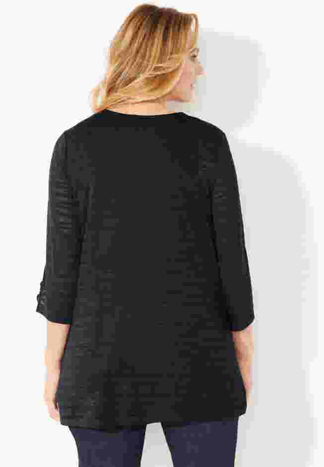 Shadow Stripe Cardigan image number 1