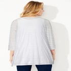 Shadow Stripe Cardigan image number null