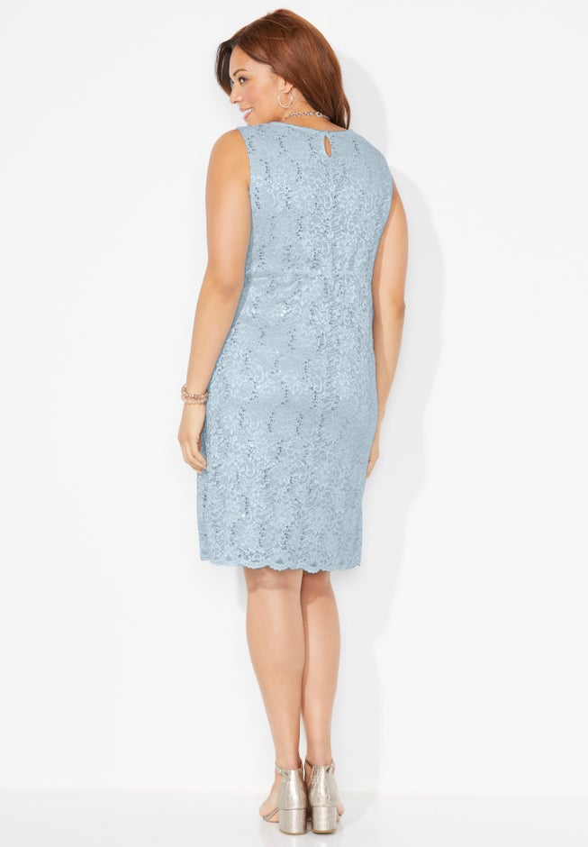 Sparkling Lace Jacket Dress image number 1