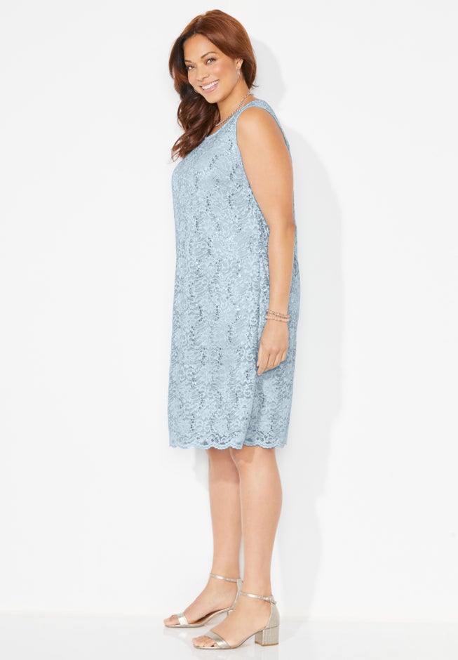 Sparkling Lace Jacket Dress image number 2