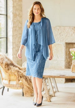 Plus Size Jacket Dresses | OneStopPlus Plus Size Jacket Dresses | OneStopPlus