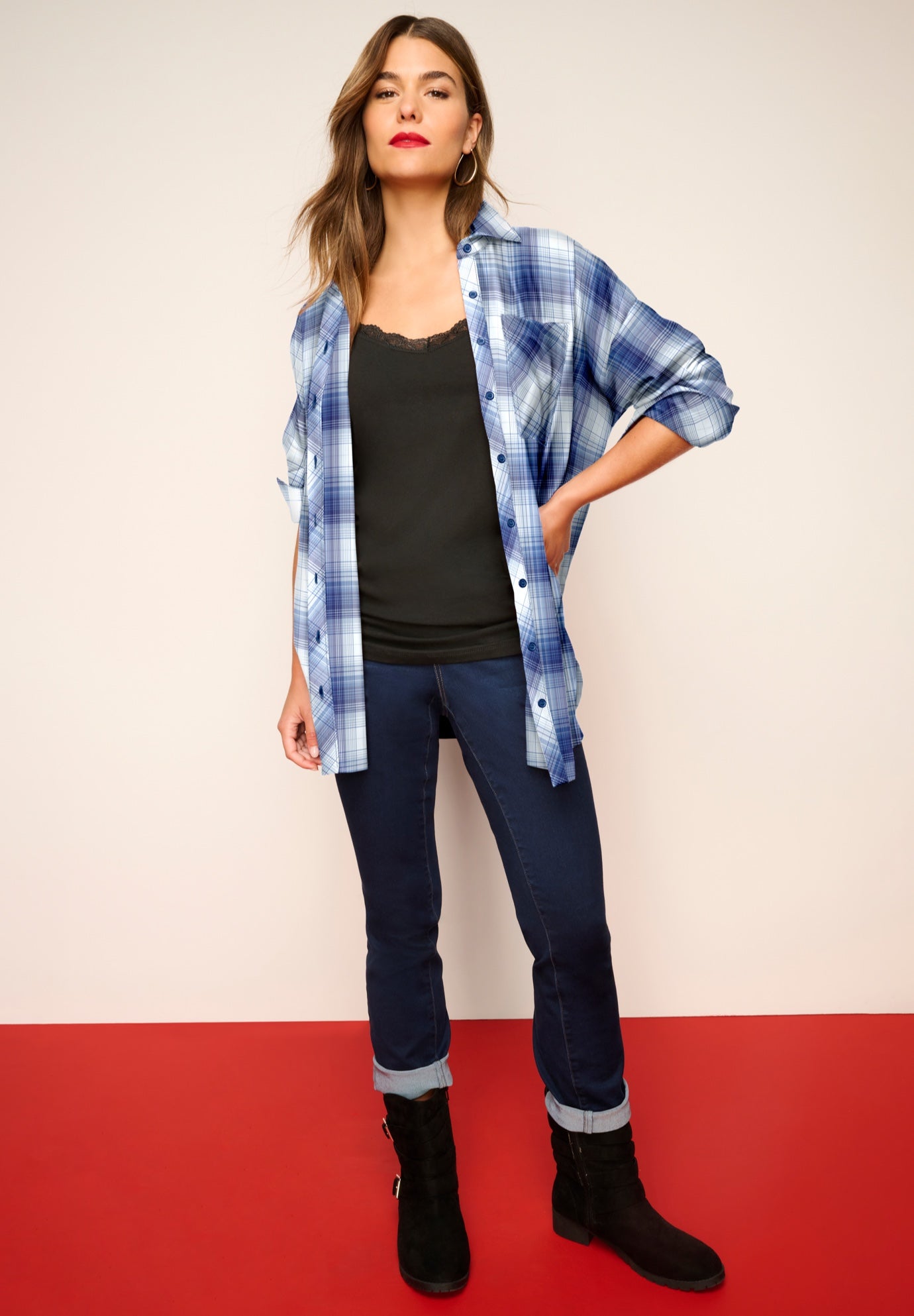 Plaid Flannel Tunic image number 2