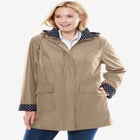 Dot Trim Raincoat image number null