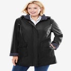 Dot Trim Raincoat image number null
