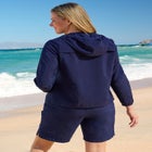 Hooded Taslon Cover Up image number null