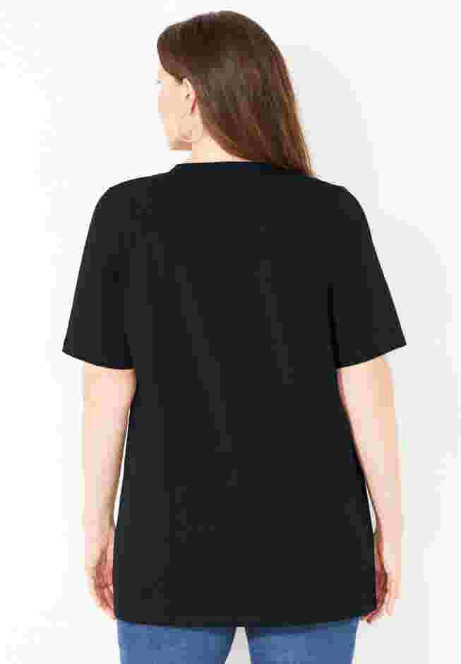 Suprema® Crochet V-Neck Tee image number 1