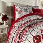 3-Pc. Microfleece Christmas Bedspread Set image number null