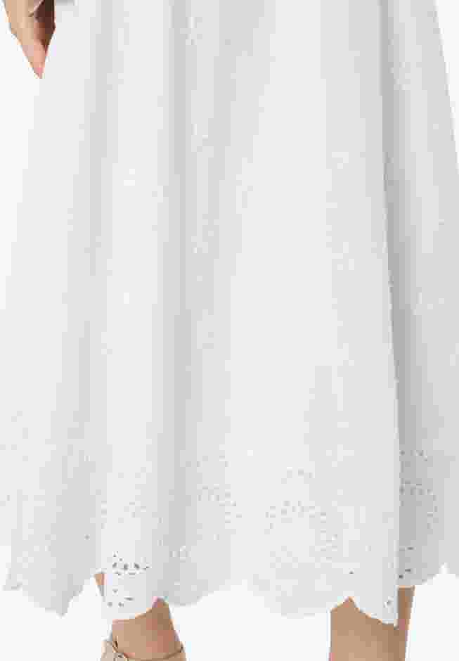 Eyelet Midi Skirt image number 3