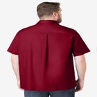 Solid Wrinkle-Resistant Short Sleeve Button Down image number null