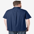 Solid Wrinkle-Resistant Short Sleeve Button Down image number null
