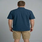 Solid Wrinkle-Resistant Short Sleeve Button Down image number 5