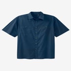Solid Wrinkle-Resistant Short Sleeve Button Down image number 0