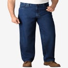 Expandable Waist Relaxed Fit Jeans image number null