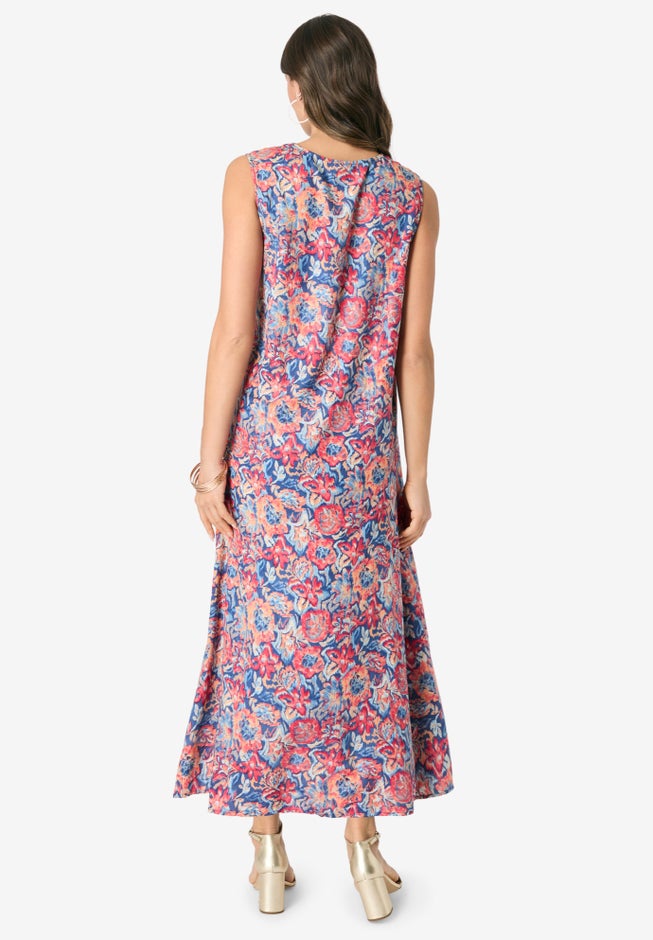 Printed Maxi Dress image number 1
