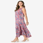 Printed Maxi Dress image number null