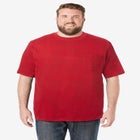 Shrink-Less&trade; Lightweight Pocket Crewneck T-Shirt image number null