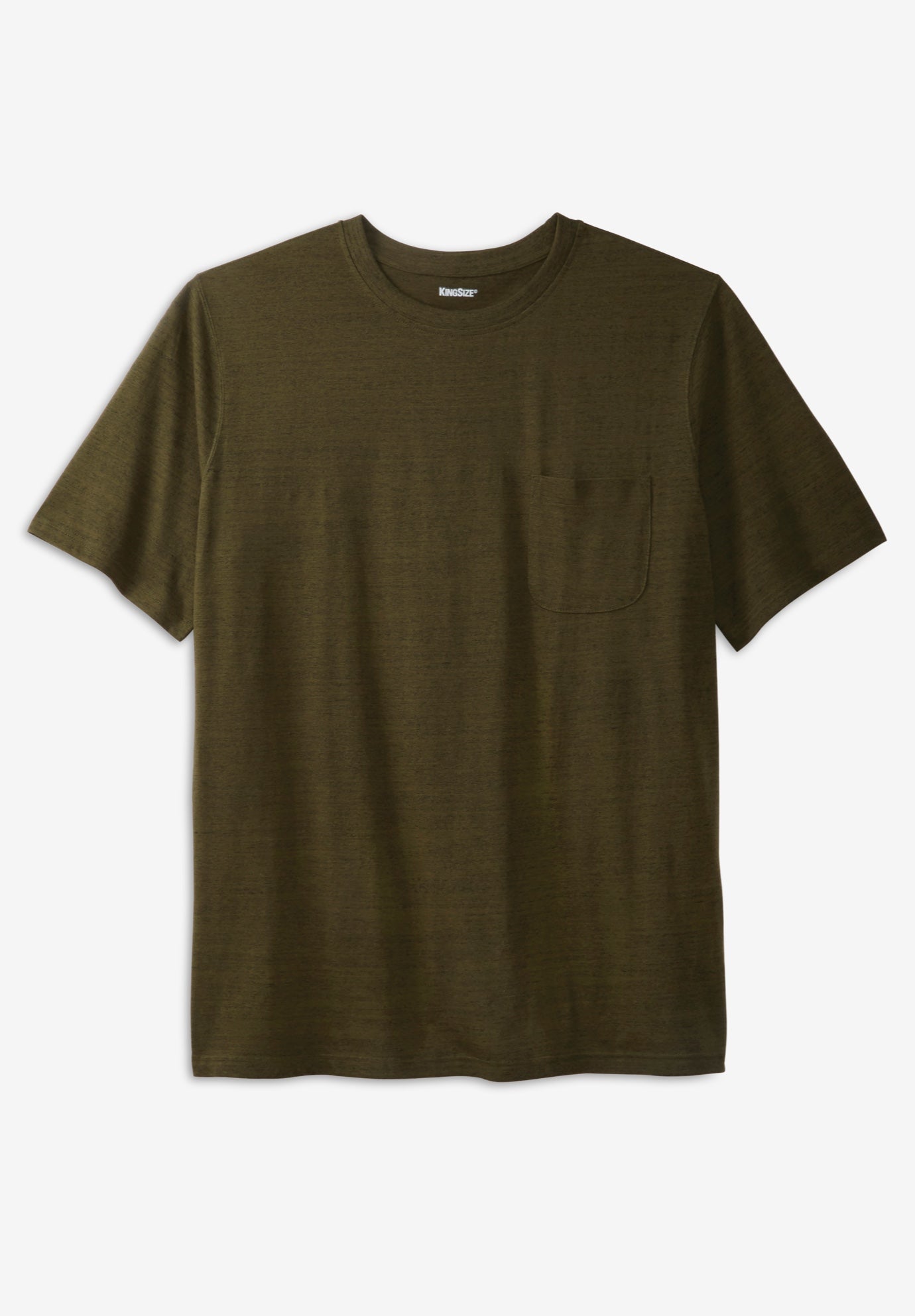 Shrink-Less&trade; Lightweight Pocket Crewneck T-Shirt image number 0