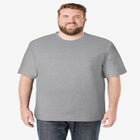 Shrink-Less&trade; Lightweight Pocket Crewneck T-Shirt image number null