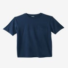 Shrink-Less&trade; Lightweight Pocket Crewneck T-Shirt image number null