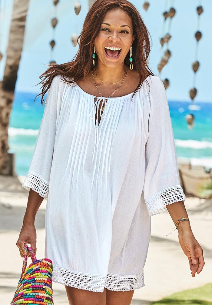 Giana Crochet Cover Up Tunic image number 0