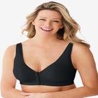 Wireless Front-Close Cotton Comfort Bra image number null