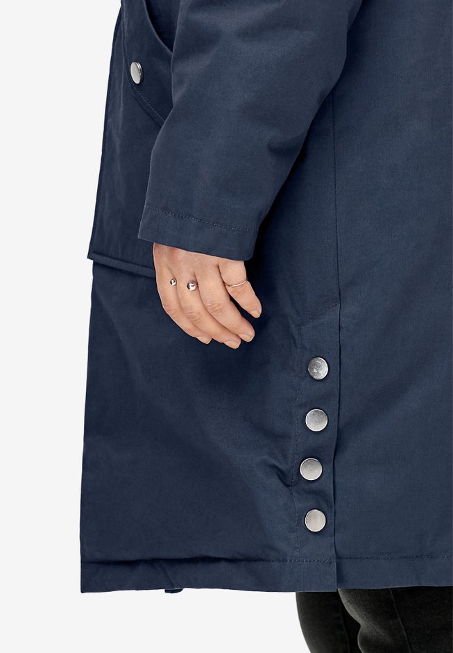 Side-Snap Zip-Front Parka image number 2