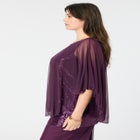 Georgette Mesh Overlay Top image number null