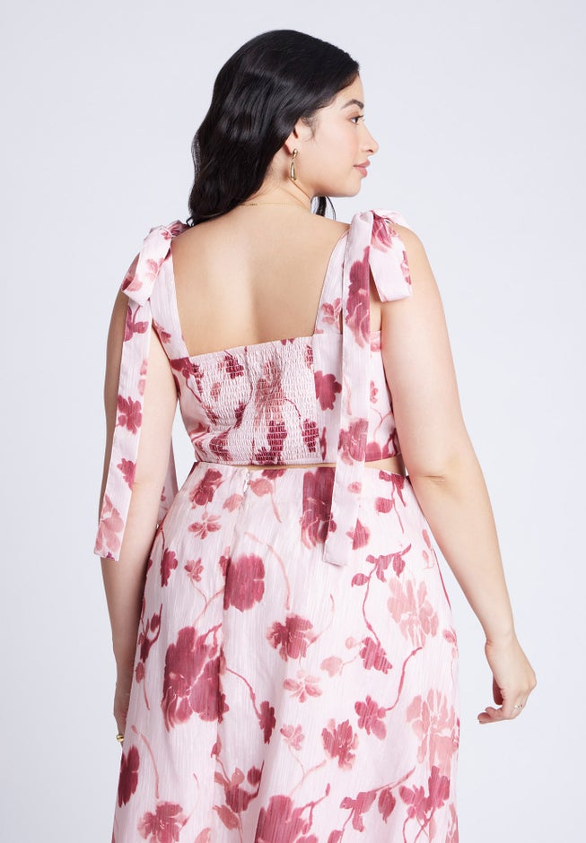 Floral Crop Top image number null