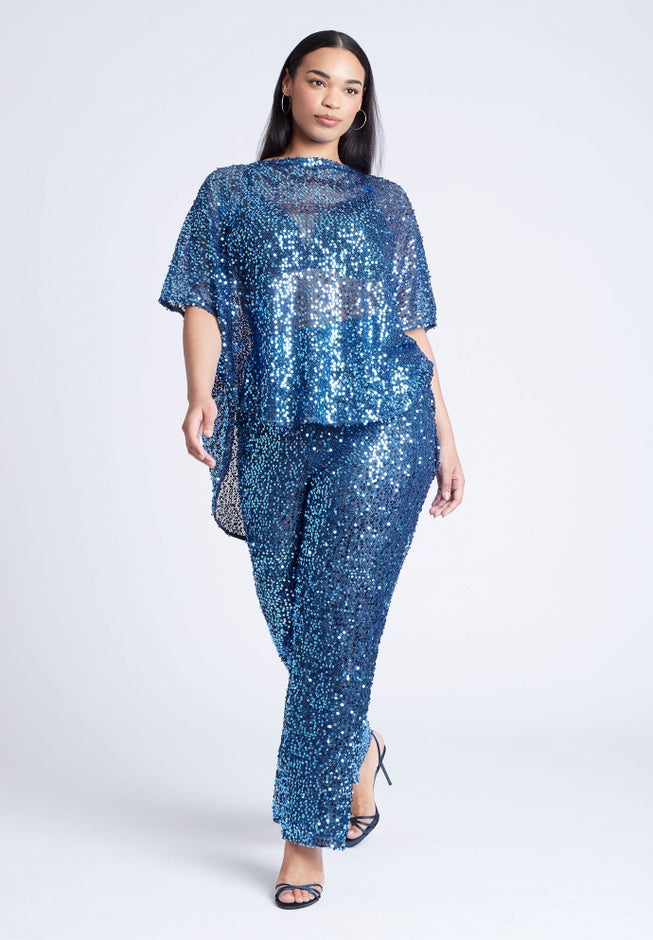 Sequin Poncho image number 3
