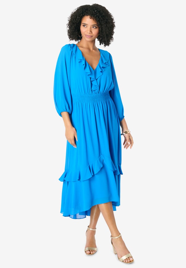Hi-Low Ruffle Dress image number 0