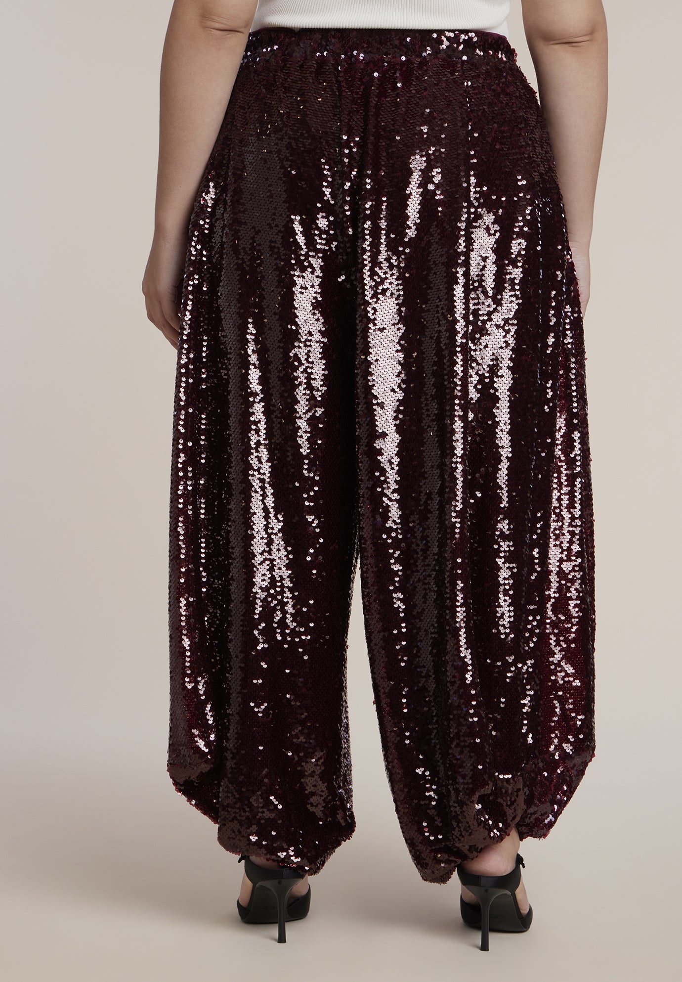 Sequin Balloon Trouser image number 2