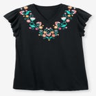 Embroidered V-Neck Tunic image number 3