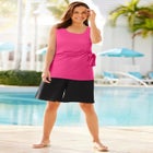 Sleeveless Side Tie Tank image number null