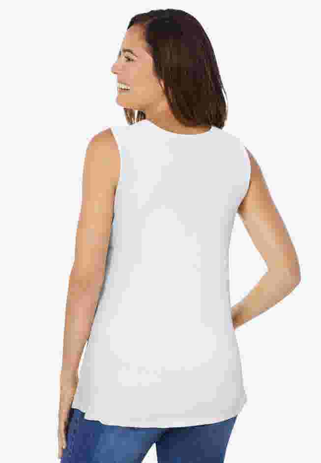 Sleeveless Side Tie Tank image number 1