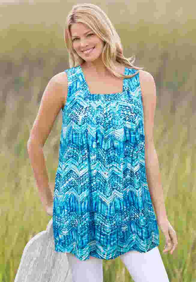 Swing Square Neck Pocket Tunic image number 4