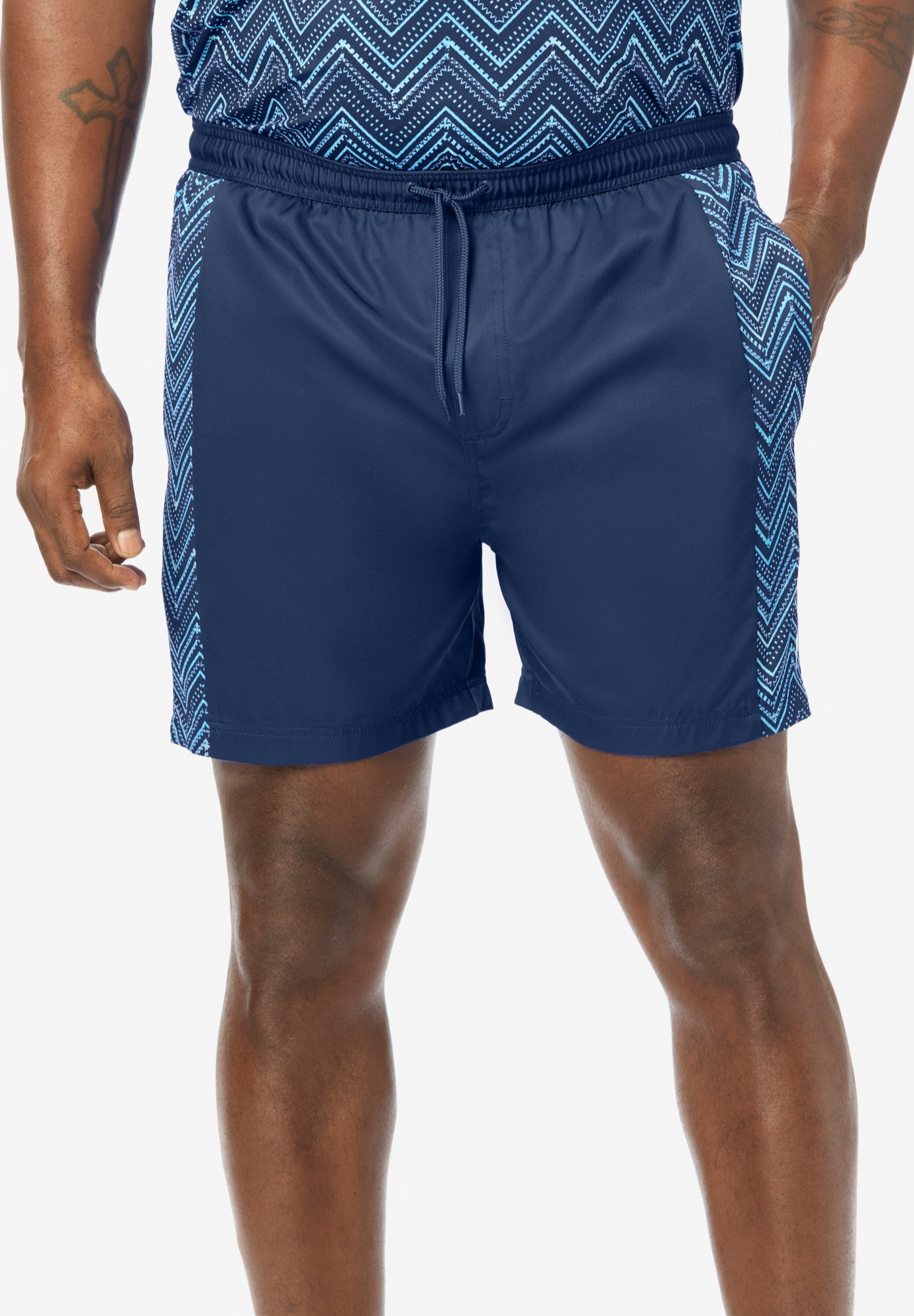 5" Contrast Swim Shorts with Super Stretch Liner image number 3
