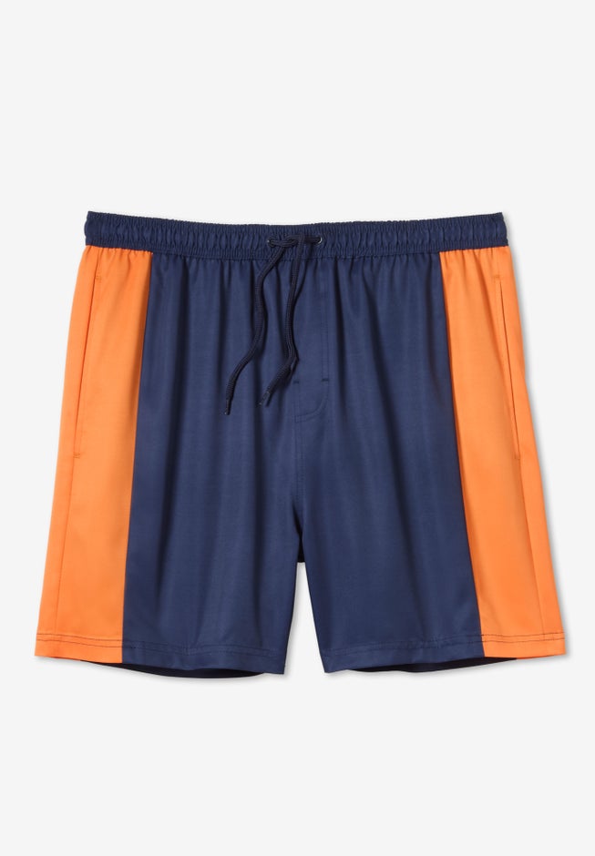 5" Contrast Swim Shorts with Super Stretch Liner image number 1